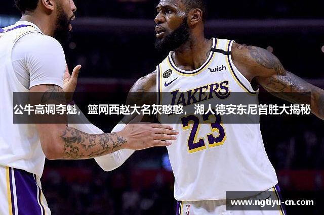 公牛高调夺魁，篮网西赵大名灰憨憨，湖人德安东尼首胜大揭秘